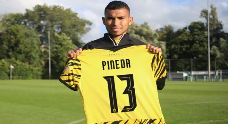 Presentan a Orbelin Pineda en Grecia