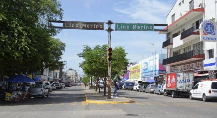 Cae semáforo en centro de Villahermosa