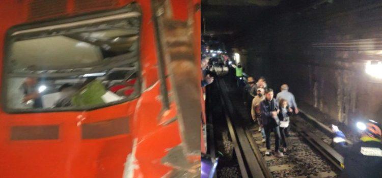 Choque de trenes del Metro CDMX