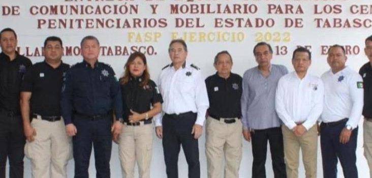 SESESP entrega equipos tecnológicos al Sistema Penitenciario de Tabasco