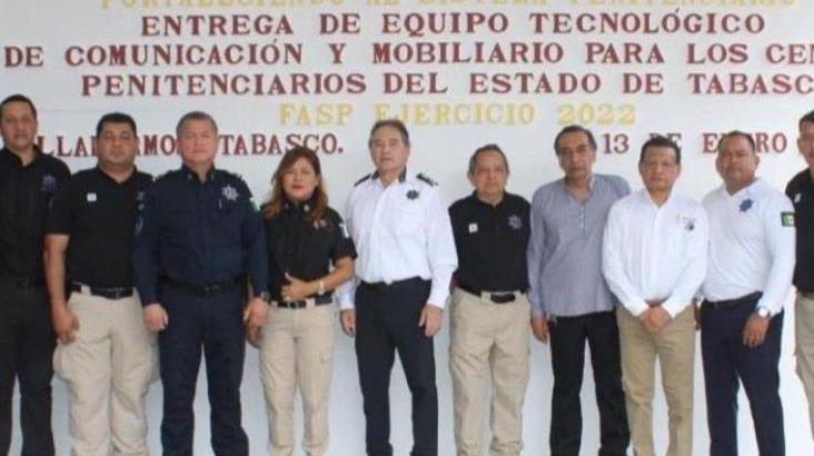 SESESP entrega equipos tecnológicos al Sistema Penitenciario de Tabasco