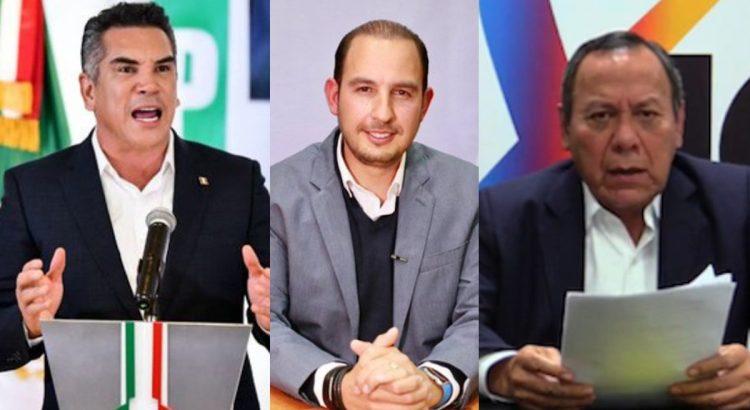 “Reviven” PAN, PRI y PRD coalición “Va por México”