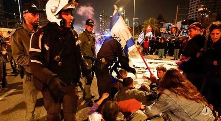 Protestan contra Netanyahu