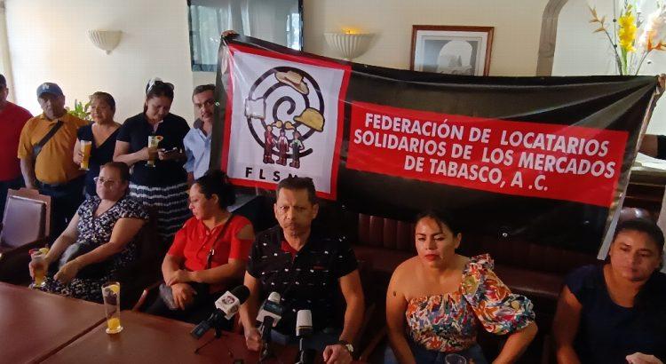 Presentan la Federación de Locatarios Solidarios de los Mercados en Tabasco