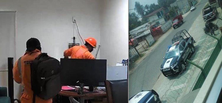 Con uniforme de obreros, asaltan empresa china