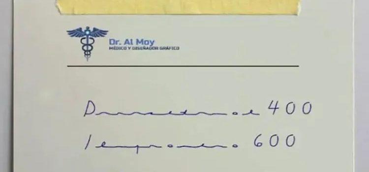 Crean una tipografía inspirada en la letra de los médicos