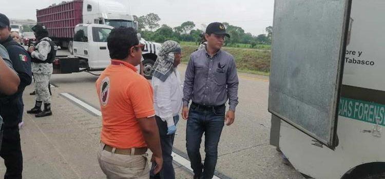 INM lamenta el fallecimiento de cinco migrantes en un accidente en Tabasco