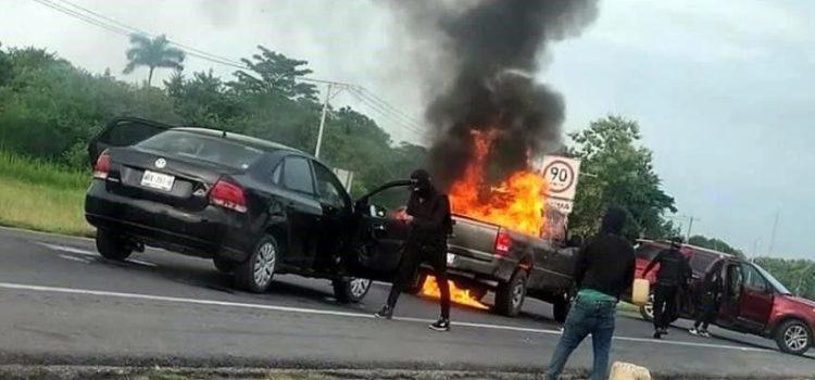 Incendios y ataques en Tabasco luego de la detención de un líder criminal