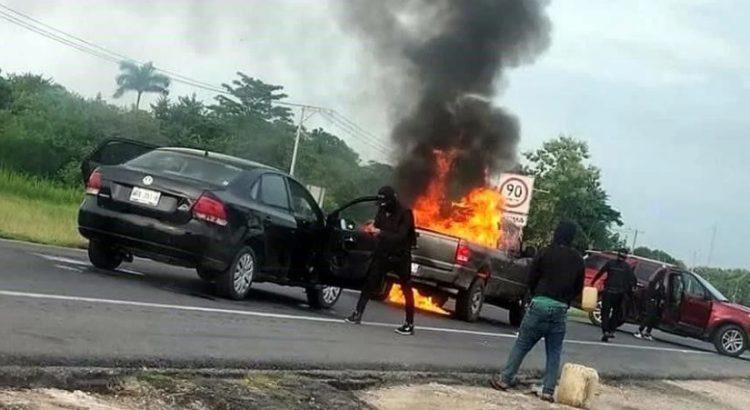 Incendios y ataques en Tabasco luego de la detención de un líder criminal