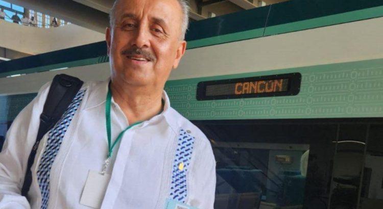 Gobernador de Tabasco aborda el Tren Maya