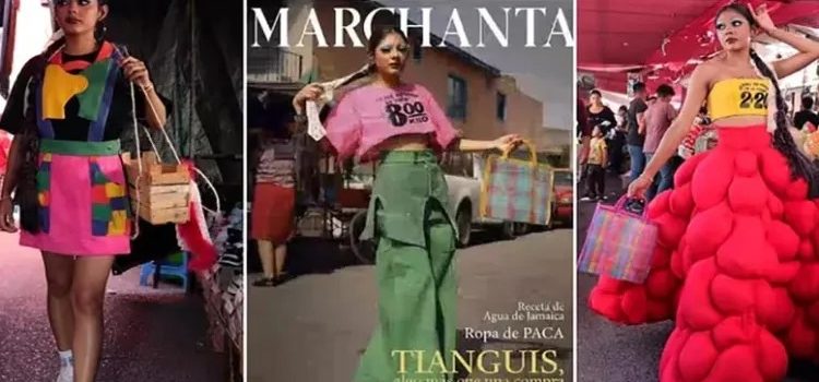 Lanzó su colección de ropa inspirada en los tianguis