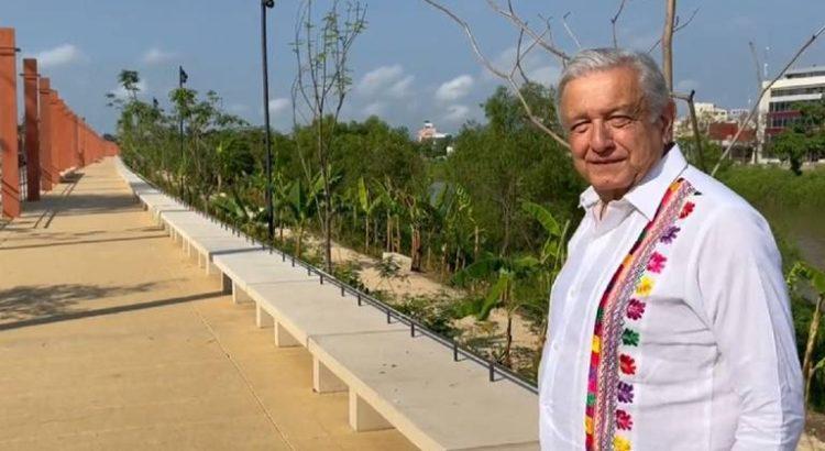 López Obrador inaugurará el malecón de Villahermosa a finales de enero