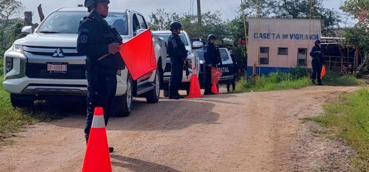 Policía de Tabasco realiza operativo contra robo de ganado
