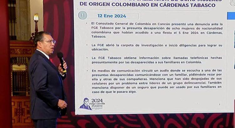 Serán deportadas 7 de las 8 colombianas reportadas como desaparecidas en Tabasco