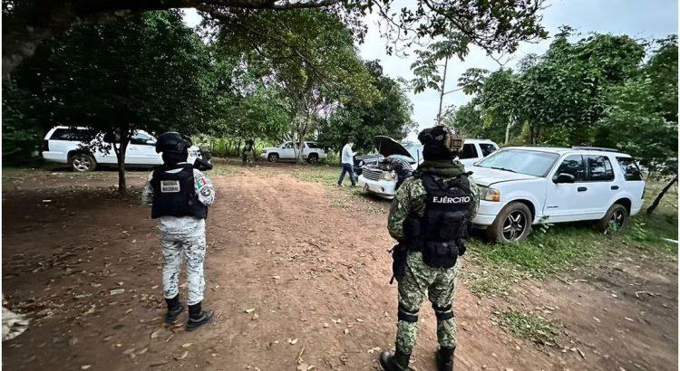 Confiscan 34 autos y varias armas durante operativo “Tabasco Seguro”