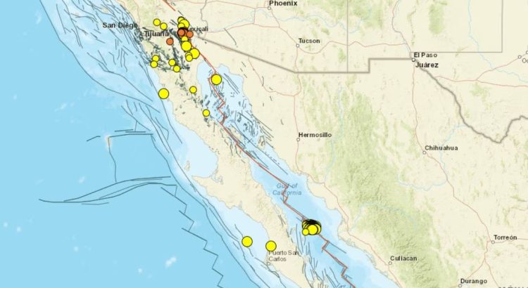 Mexicali en alerta amarilla tras enjambre de sismos