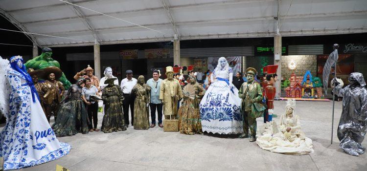 Así se vivió el Festival Internacional de Estatuas Vivientes en la Feria Tabasco 2024