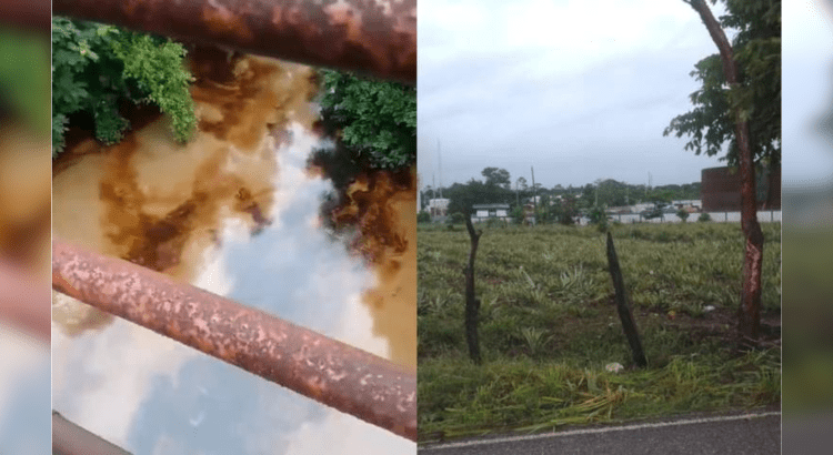 Enorme mancha de hidrocarburo recorre río de Huimanguillo