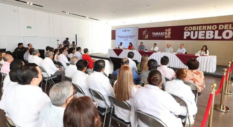 Instalan Red Tabasqueña de Municipios por la Salud para fortalecer atención sanitaria