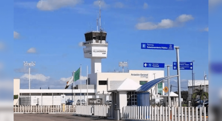 Aeropuerto de Villahermosa estima cerrar el 2024 con 1.4 millones de pasajeros