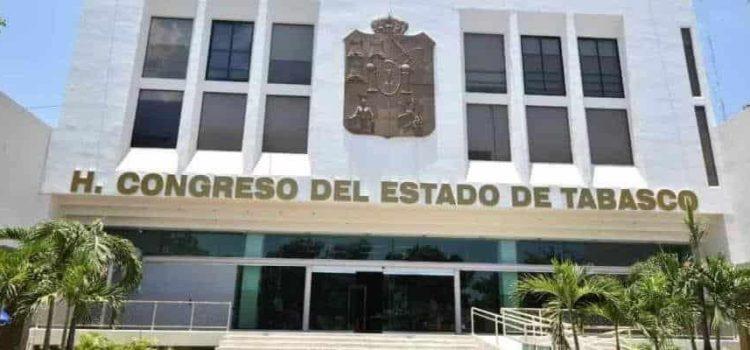 Prepara Congreso de Tabasco 3 sesiones extraordinarias