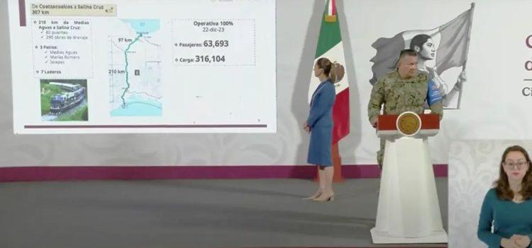 Tren Interoceánico del Istmo de Tehuantepec por Tabasco para finales del 2026