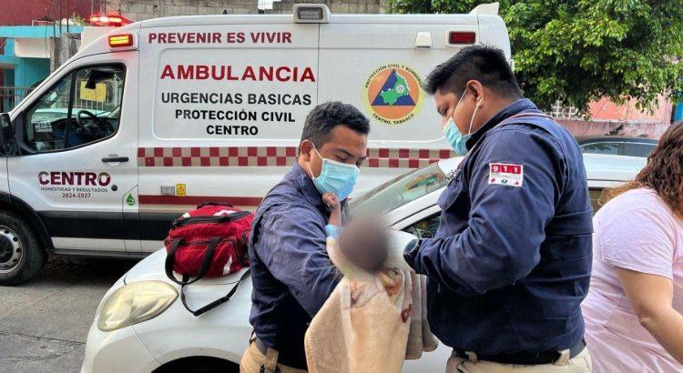 Abandonan bebé de 3 meses en calles de Tabasco