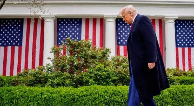 Baja nivel de aprobación ciudadana de Trump