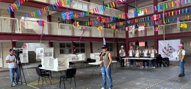 INE realiza simulacro de jornada electoral en Tabasco de cara a las elecciones extraordinarias del Poder Judicial