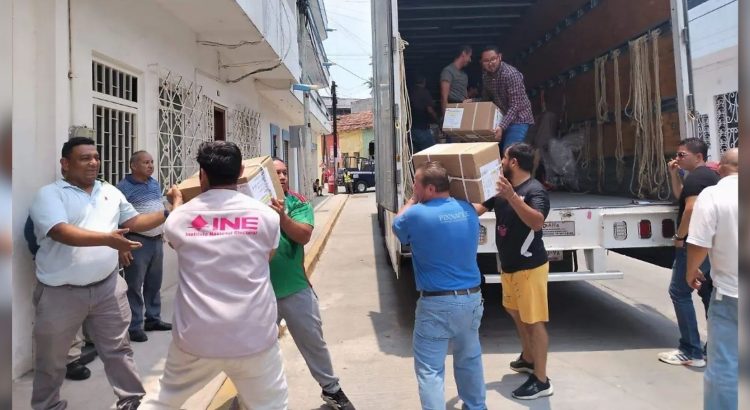Llegan a Tabasco más de 10 millones de boletas para elección judicial federal