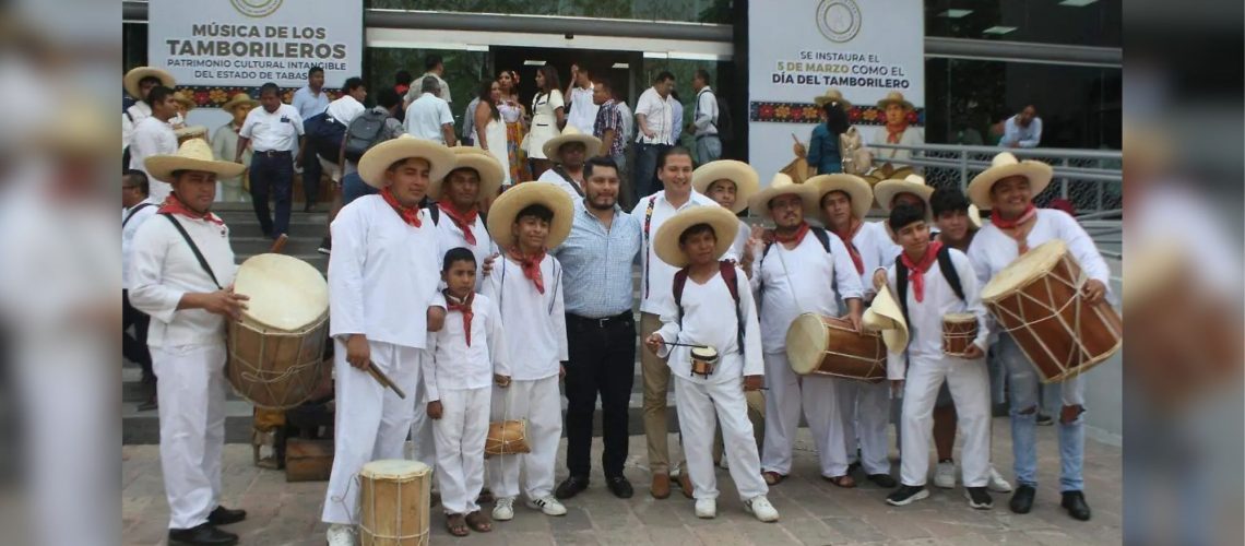 Congreso de Tabasco declara el 5 de marzo como Día del Tamborilero Tabasqueño