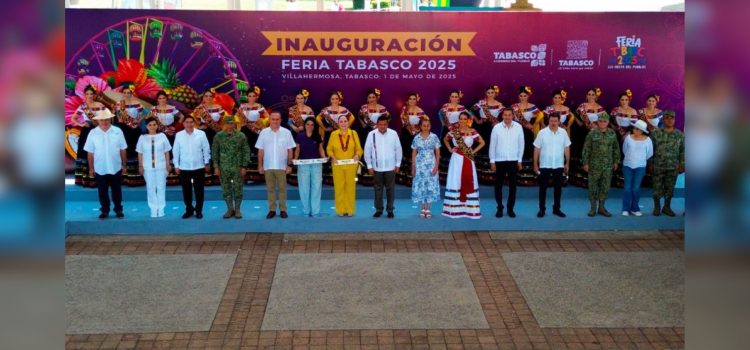 Inauguran la Feria Tabasco 2025; culminará el 11 de mayo
