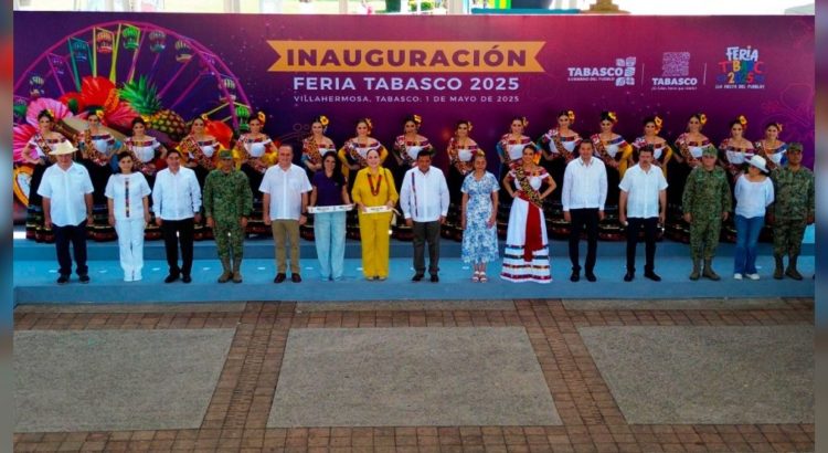 Inauguran la Feria Tabasco 2025; culminará el 11 de mayo