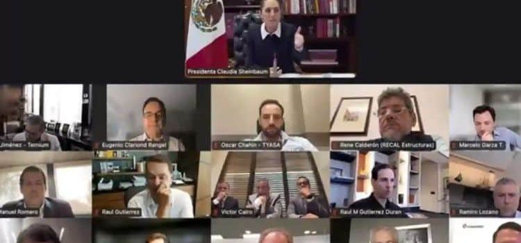 Analizan Presidenta y empresarios impacto de aranceles al acero y aluminio