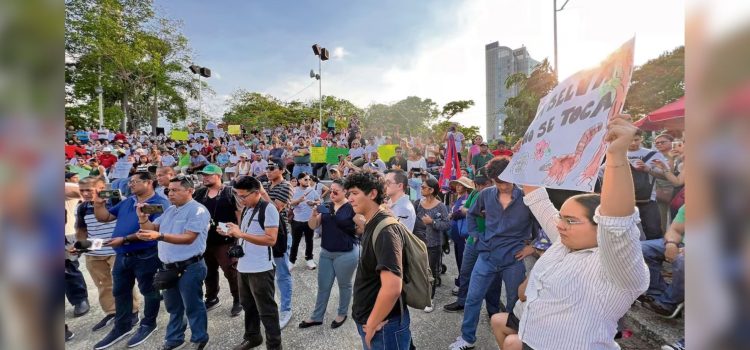 No al Museo Nacional Olmeca en Tabasco