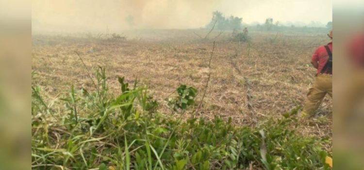 Incendios de pastizales provocan denso humo en Villahermosa y municipios
