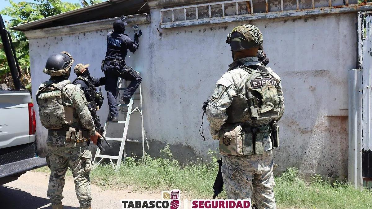 Retiran 50 cámaras irregulares en operativo Halcón Ciego en Villahermosa
