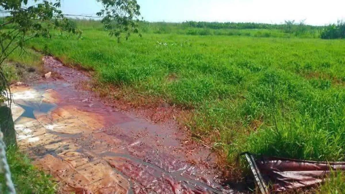 Denuncian derrame de hidrocarburo en Nacajuca; lleva dos días