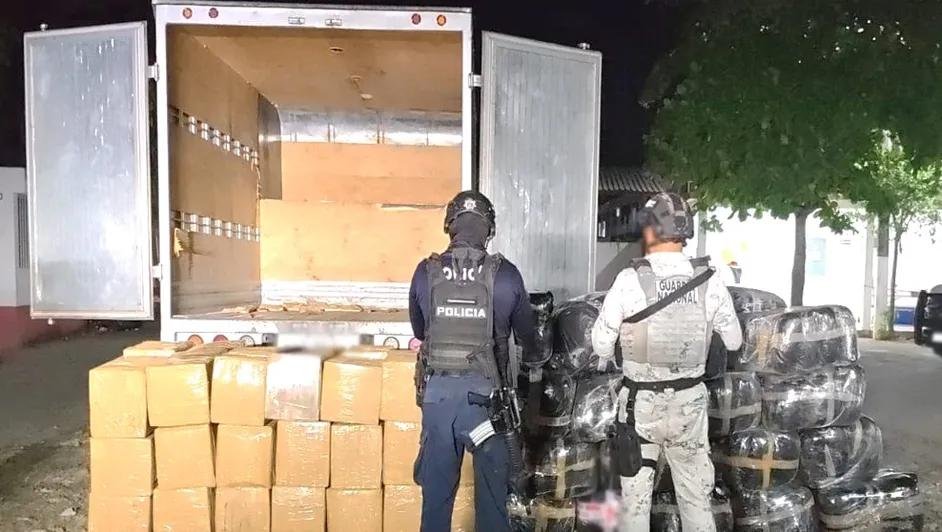 Aseguran 850 kilos de mariguana en Tabasco: acciones relevantes del Gabinete de Seguridad